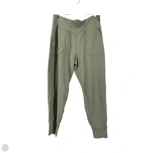 Athletic Pants By Under Armour In Green, Size: L