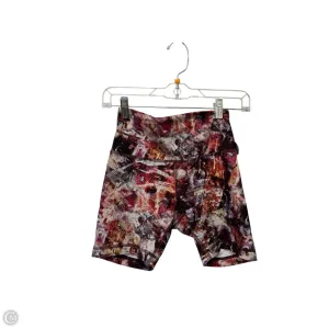 Athletic Shorts By Lululemon In Multi-colored, Size: 4
