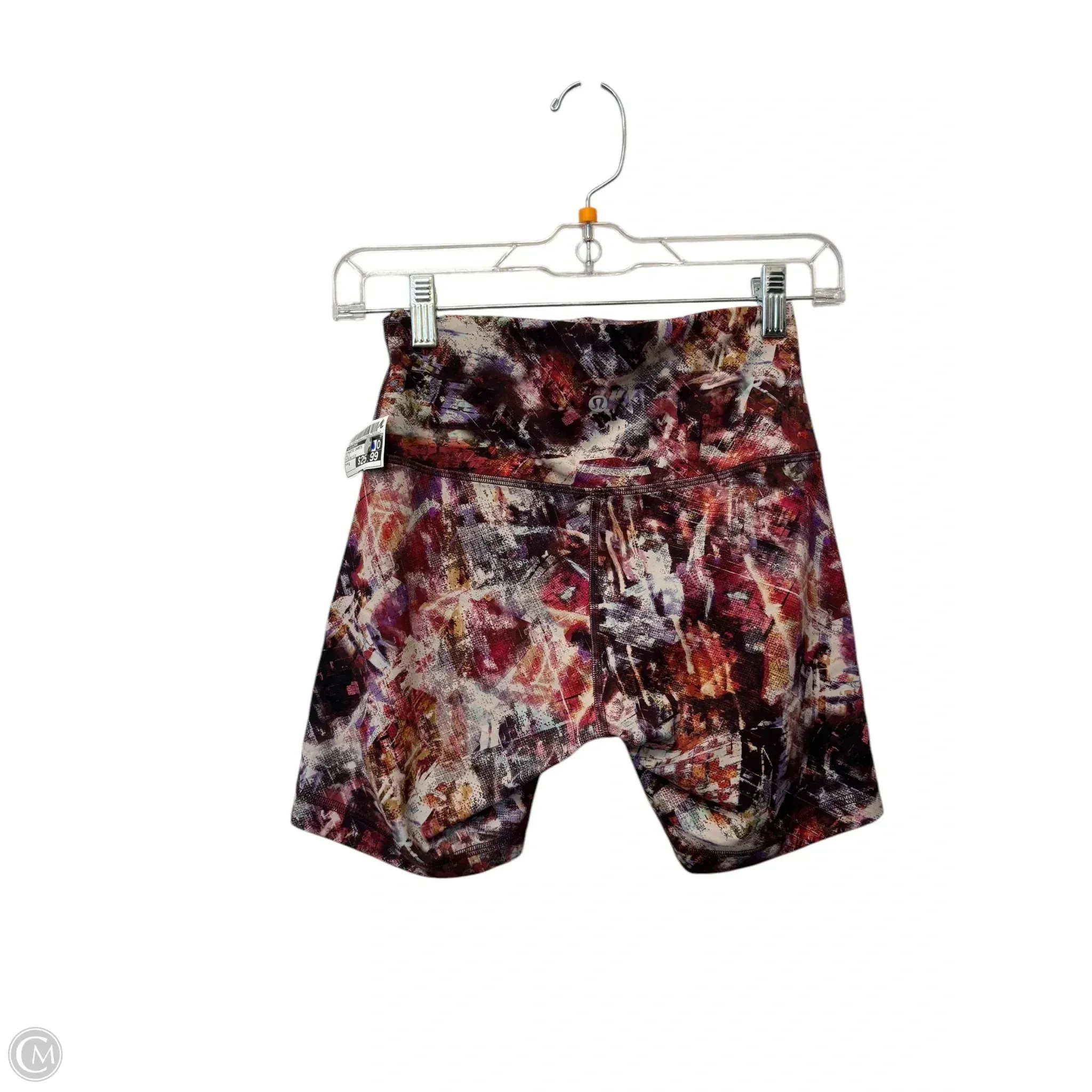 Athletic Shorts By Lululemon In Multi-colored, Size: 4