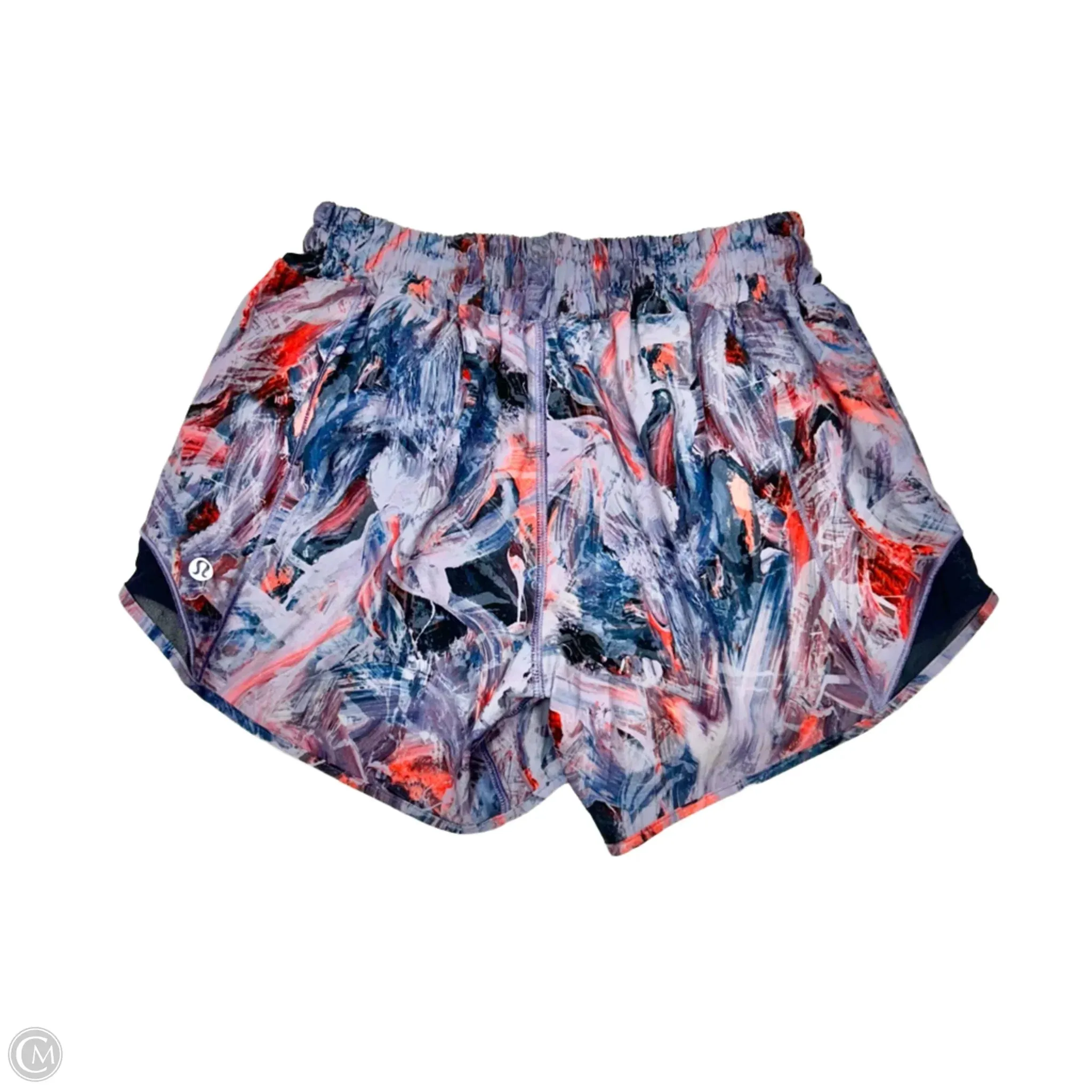 Athletic Shorts By Lululemon In Purple & Red, Size: S