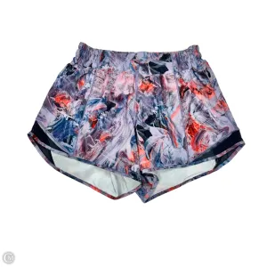 Athletic Shorts By Lululemon In Purple & Red, Size: S
