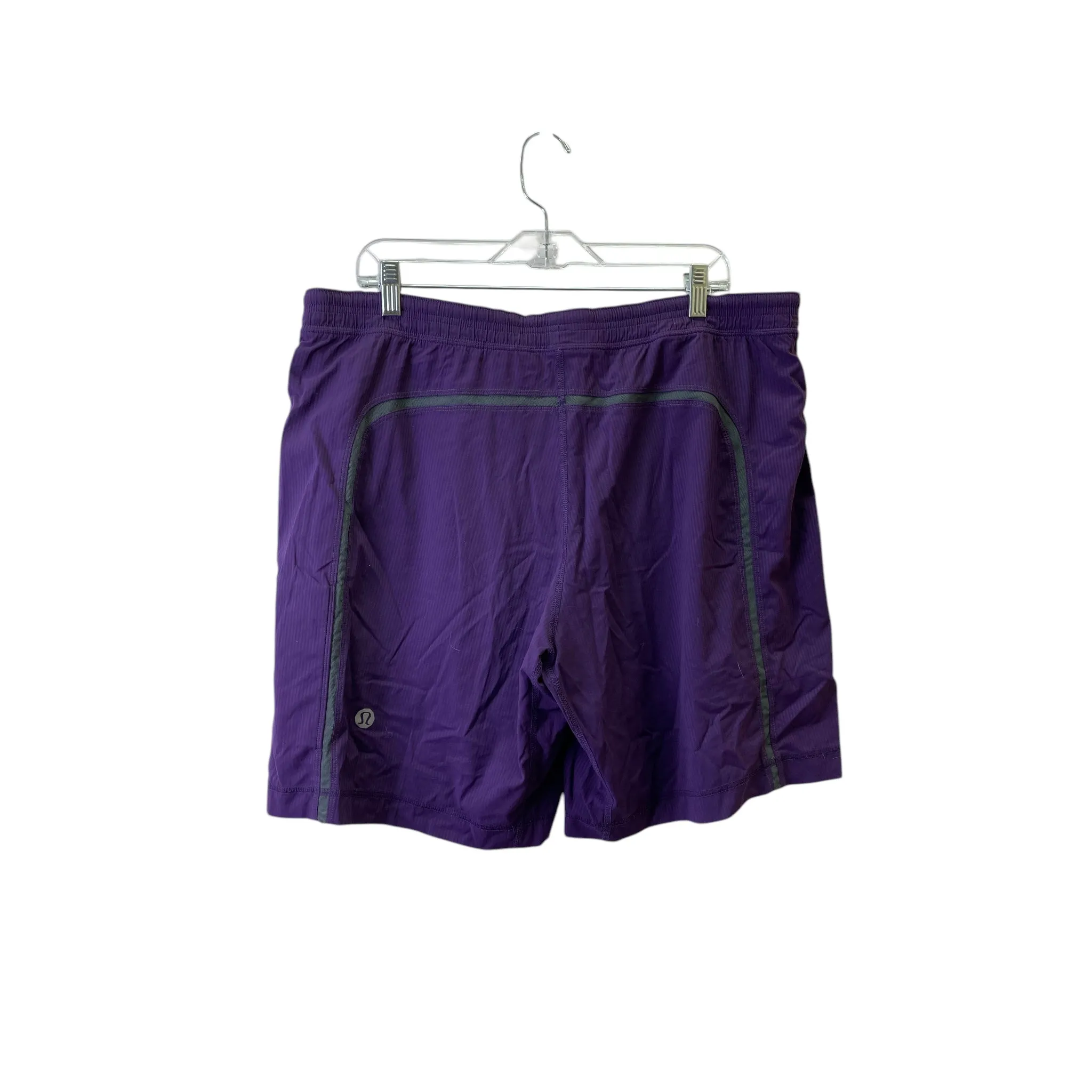 Athletic Shorts By Lululemon In Purple, Size:Xl