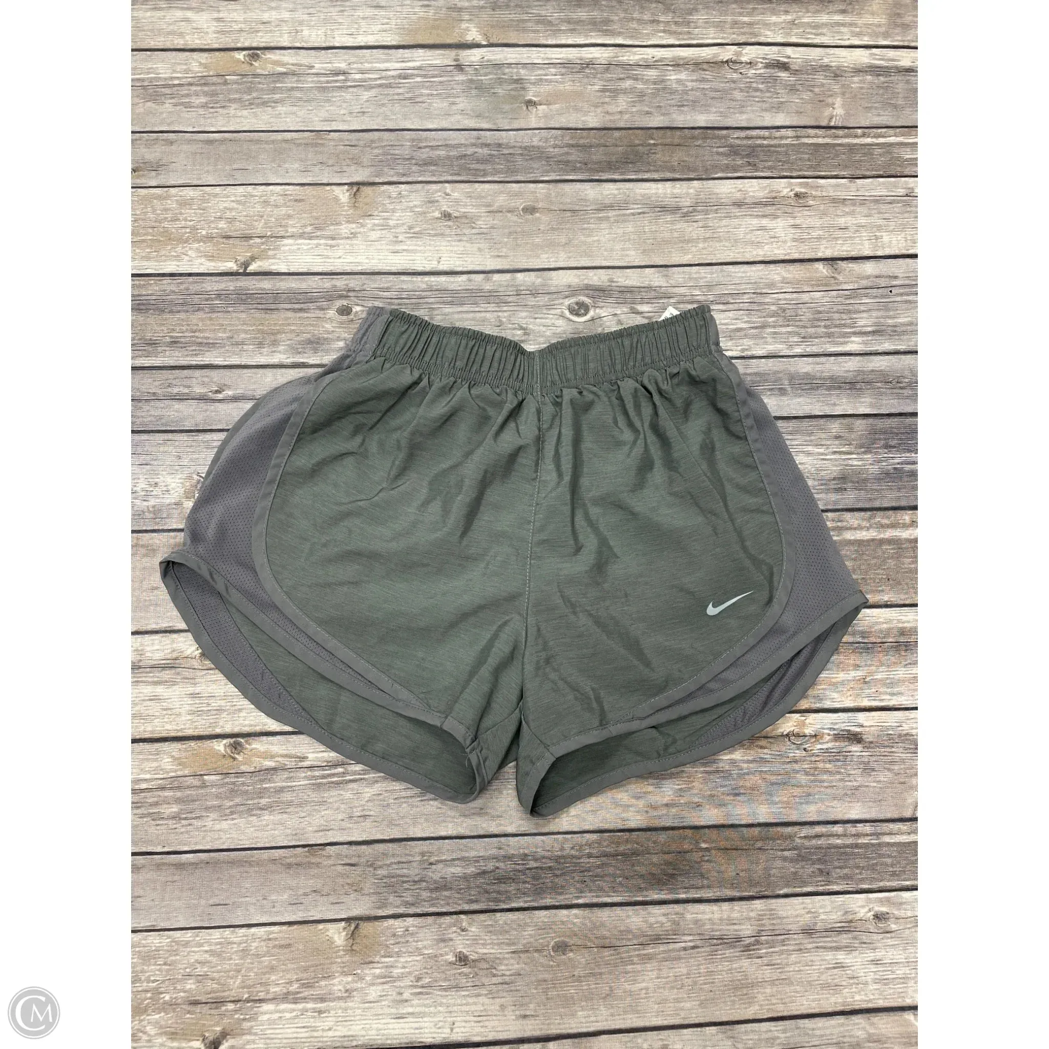 Athletic Shorts By Nike In Grey, Size: S