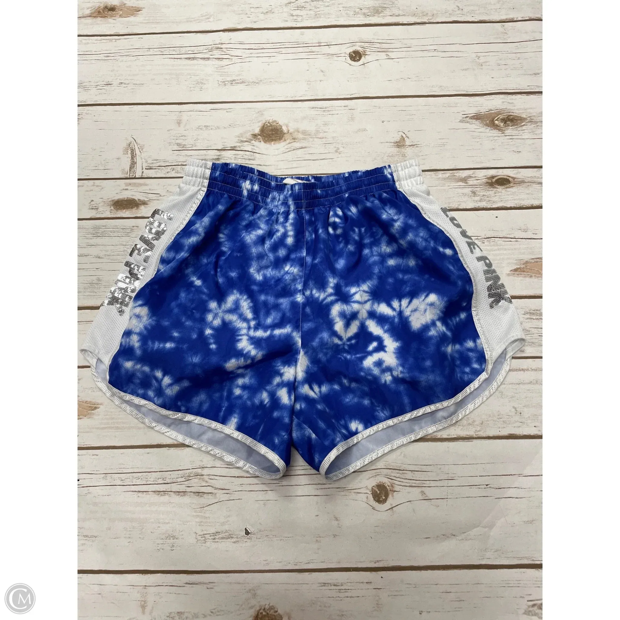 Athletic Shorts By Pink In Blue & White, Size: Xs