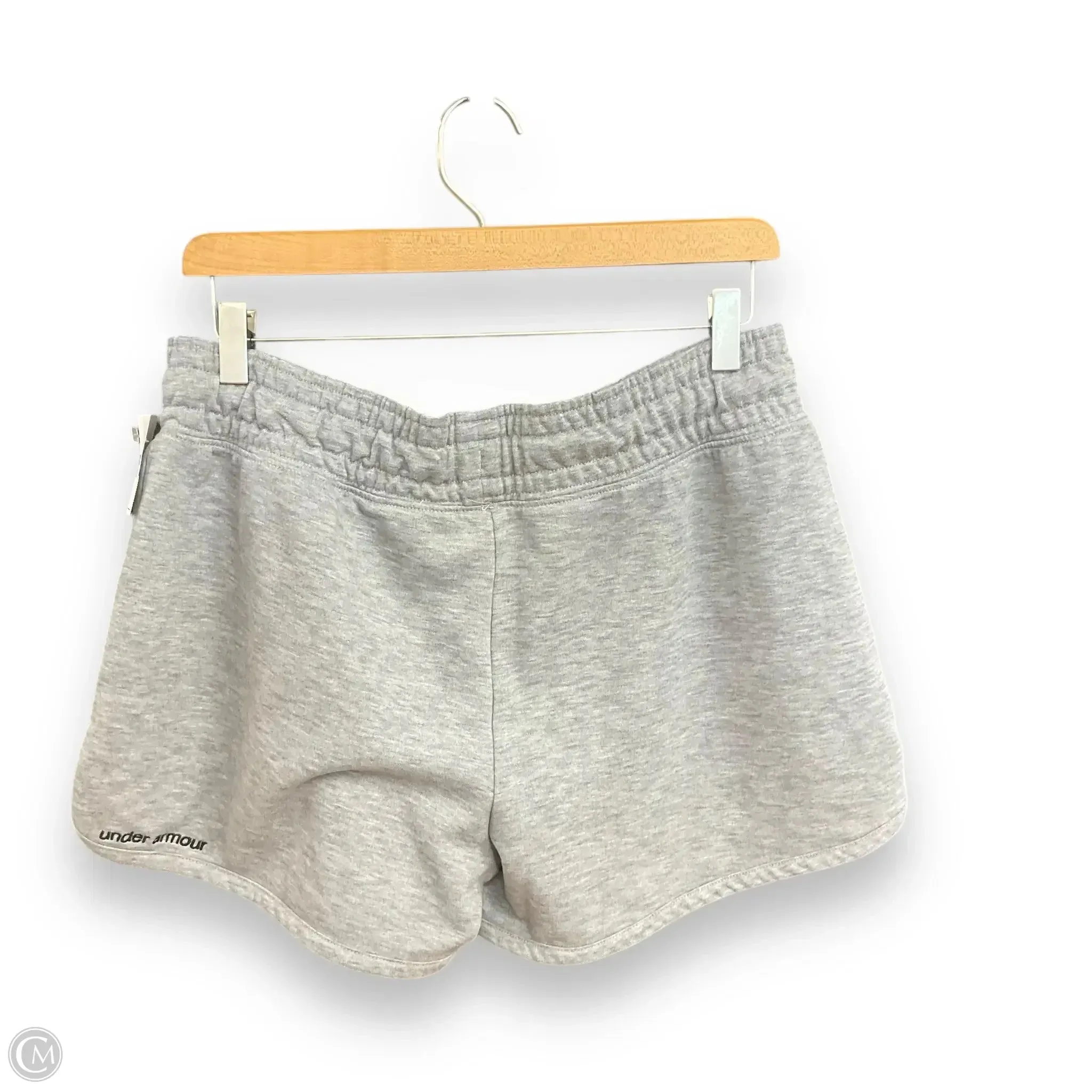 Athletic Shorts By Under Armour In Grey, Size: L