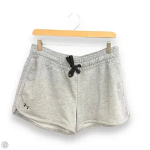Athletic Shorts By Under Armour In Grey, Size: L