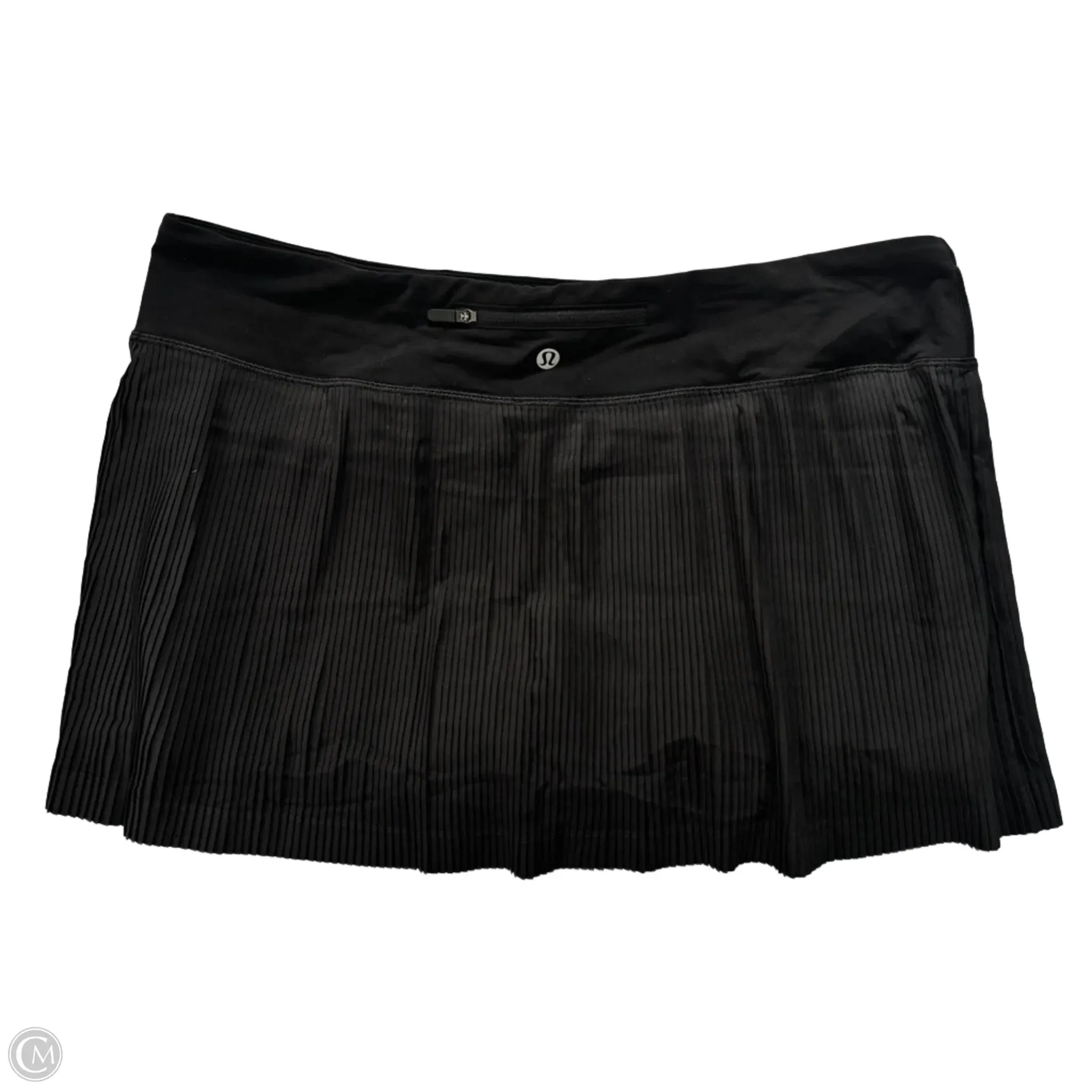 Athletic Skort By Lululemon In Black, Size: L