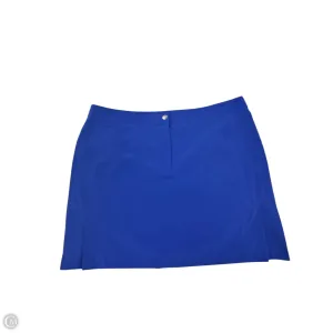 Athletic Skort By Zenergy By Chicos In Blue, Size: Xl