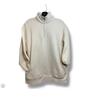 Athletic Sweatshirt Collar By Athleta In Ivory, Size: Xs
