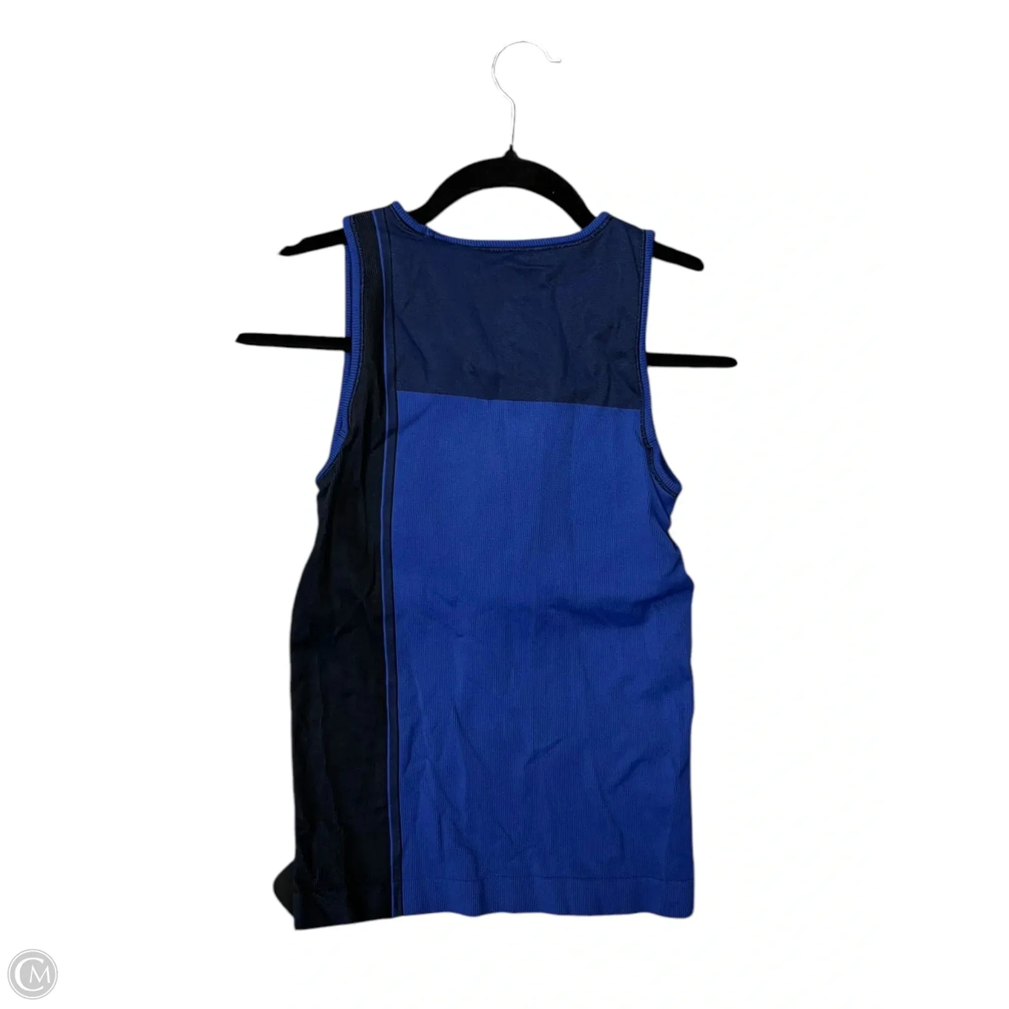 Athletic Tank Top By Athleta In Black & Blue, Size: Xs