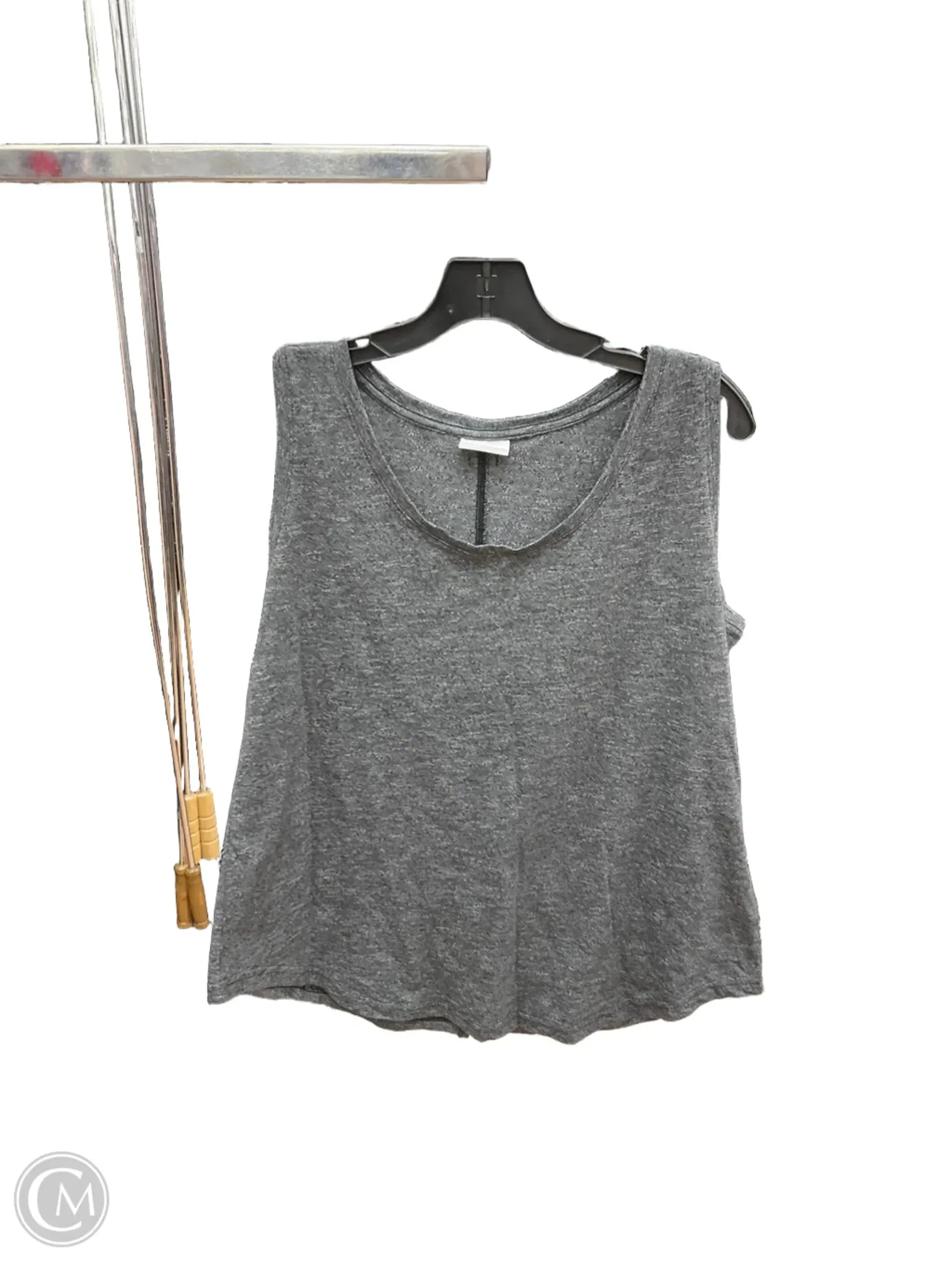 Athletic Tank Top By Columbia In Grey, Size: Xl