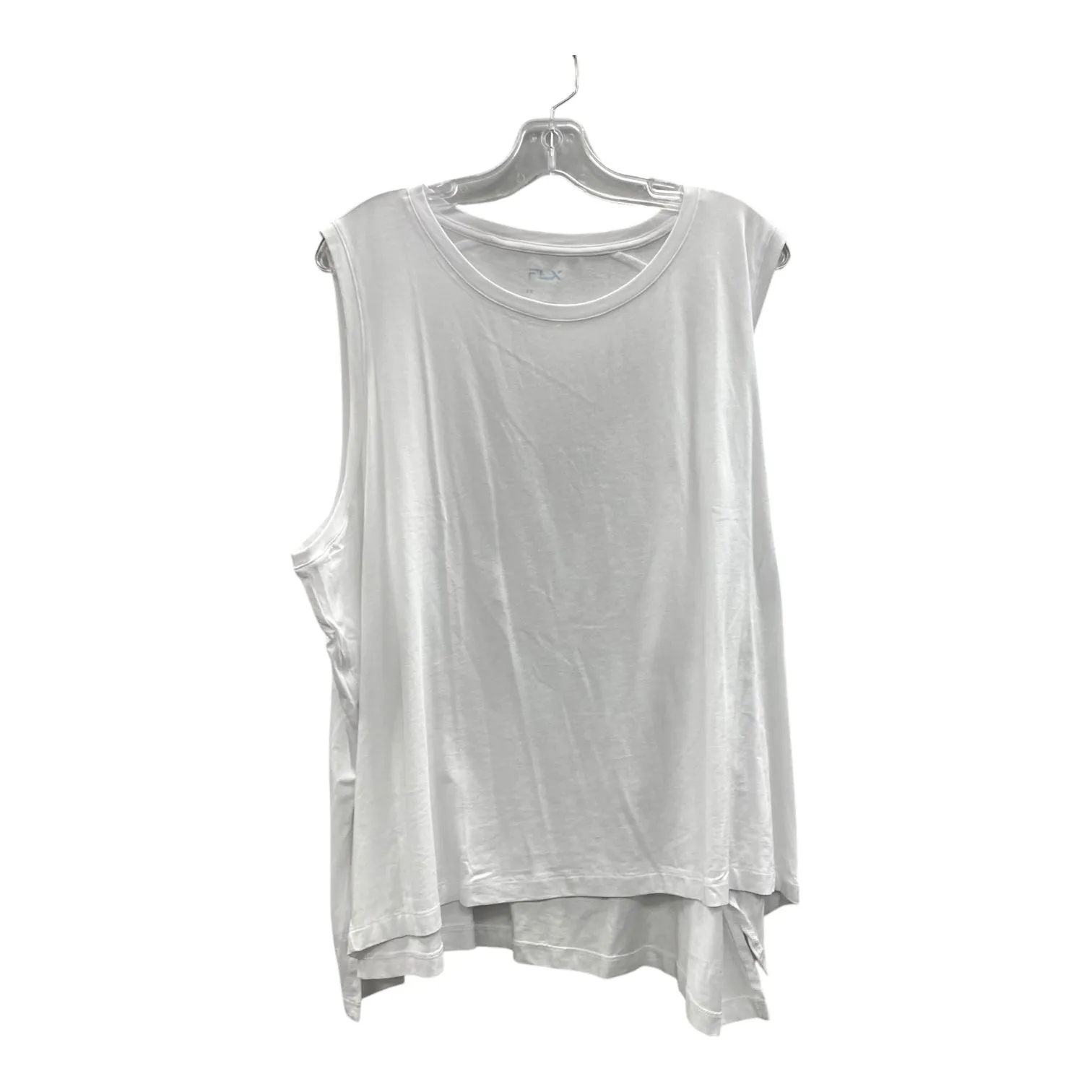 Athletic Tank Top By Flx In White, Size:3X