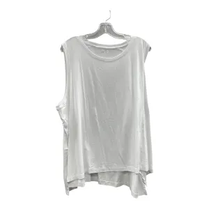 Athletic Tank Top By Flx In White, Size:3X