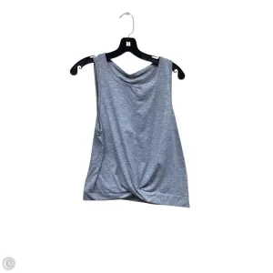 Athletic Tank Top By Gapfit In Grey, Size: L