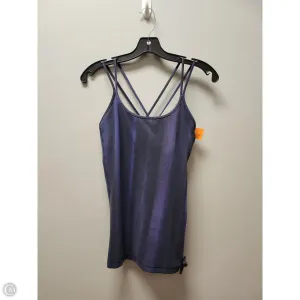 Athletic Tank Top By Lululemon In Grey & Purple, Size: 8