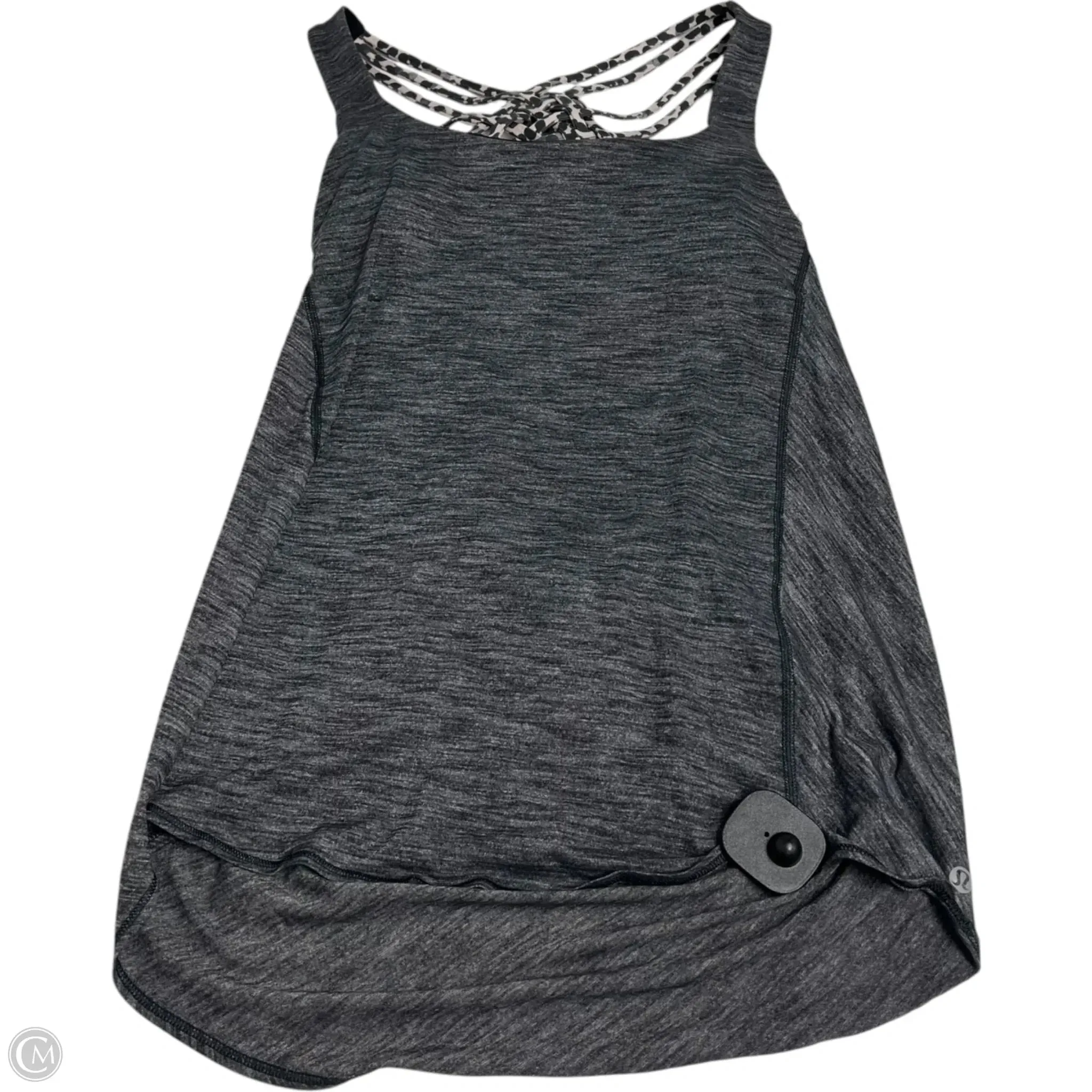 Athletic Tank Top By Lululemon In Grey, Size: M