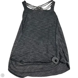 Athletic Tank Top By Lululemon In Grey, Size: M