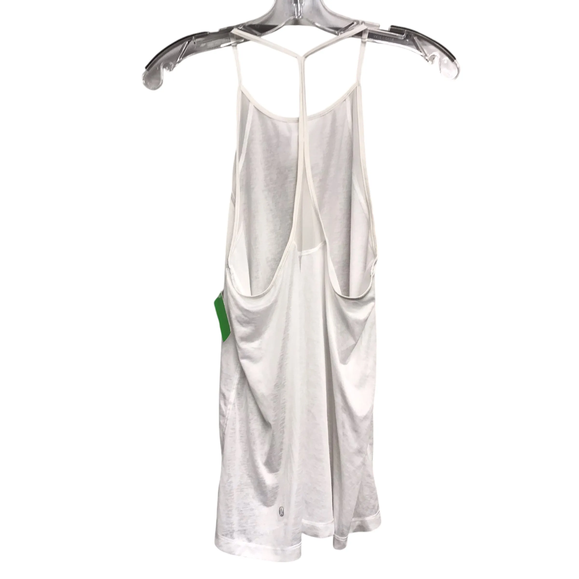 Athletic Tank Top By Lululemon In White, Size:S