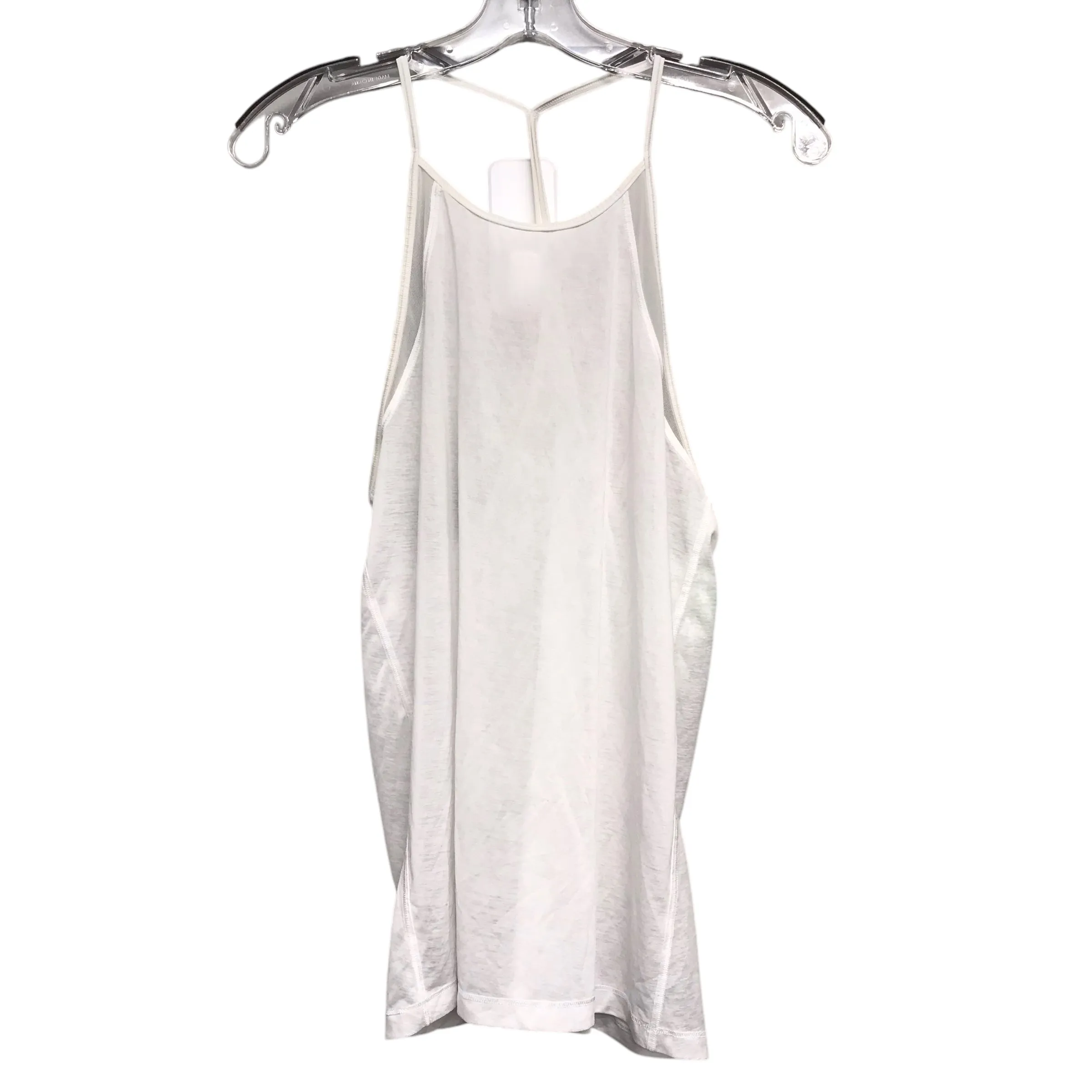 Athletic Tank Top By Lululemon In White, Size:S