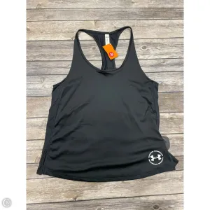 Athletic Tank Top By Under Armour In Black, Size: Xs