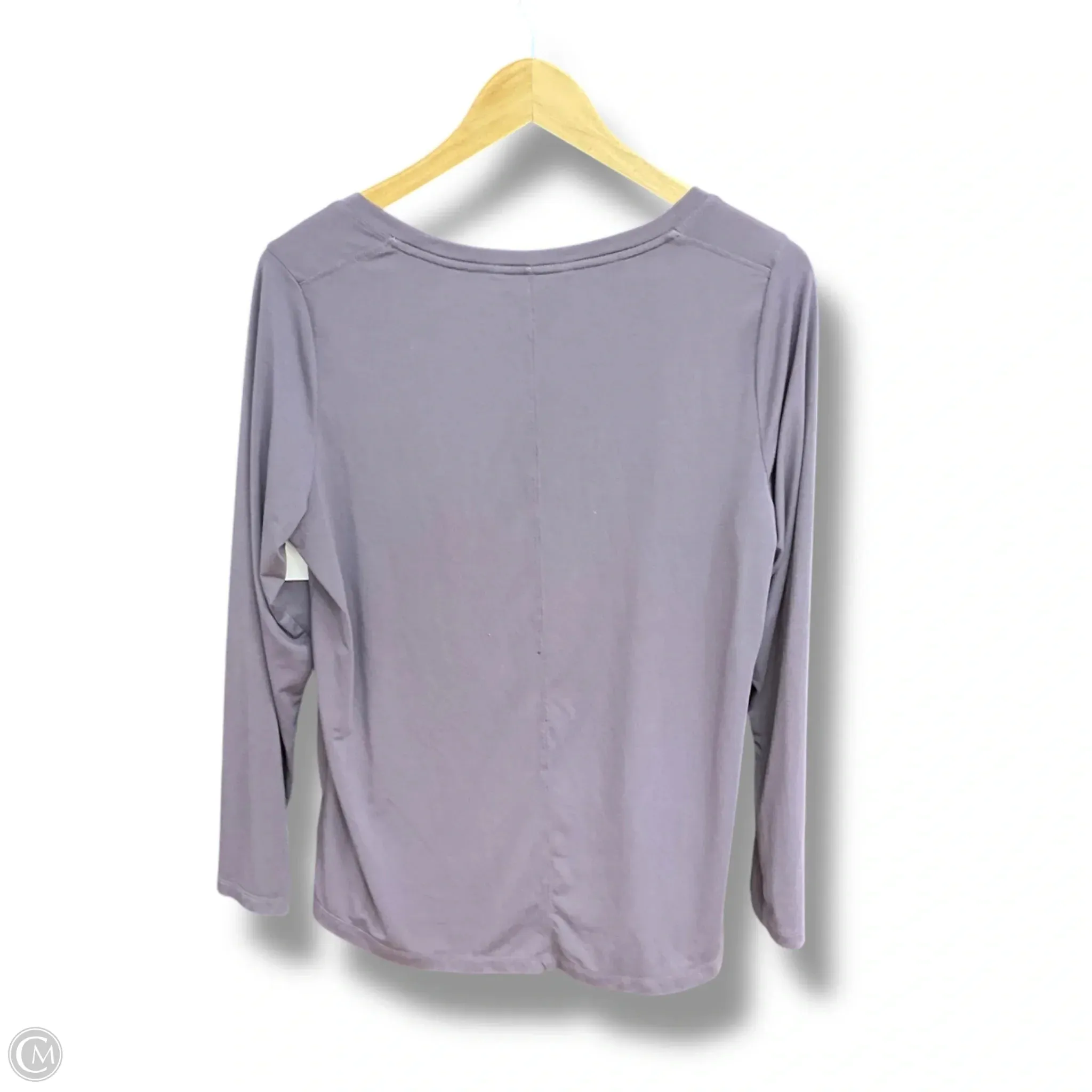 Athletic Top Long Sleeve Crewneck By Athleta In Purple, Size: M