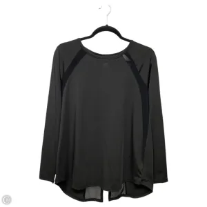 Athletic Top Long Sleeve Crewneck By Clothes Mentor In Black, Size: M