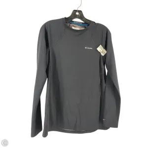 Athletic Top Long Sleeve Crewneck By Columbia In Black, Size: L