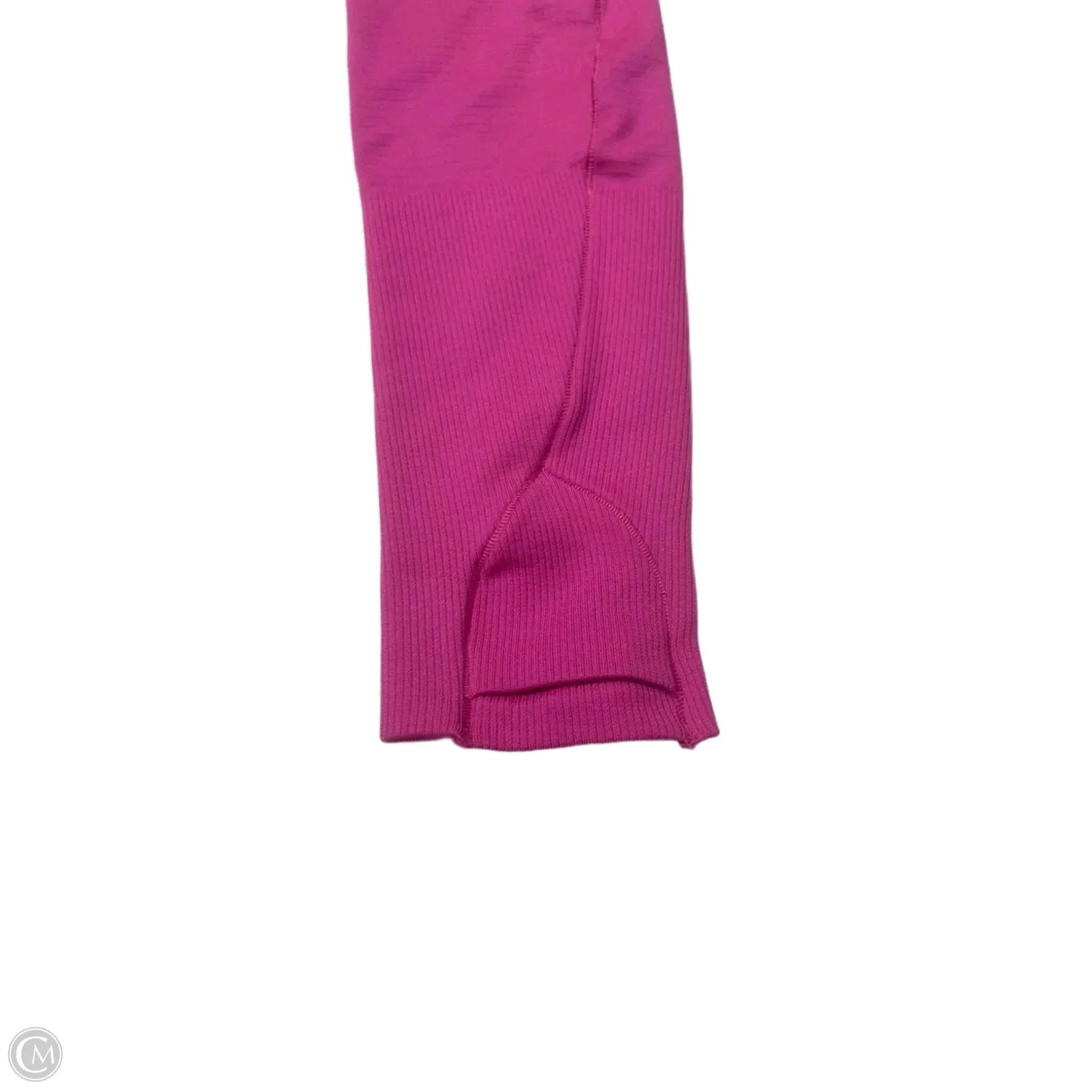 Athletic Top Long Sleeve Crewneck By Lululemon In Pink, Size: M
