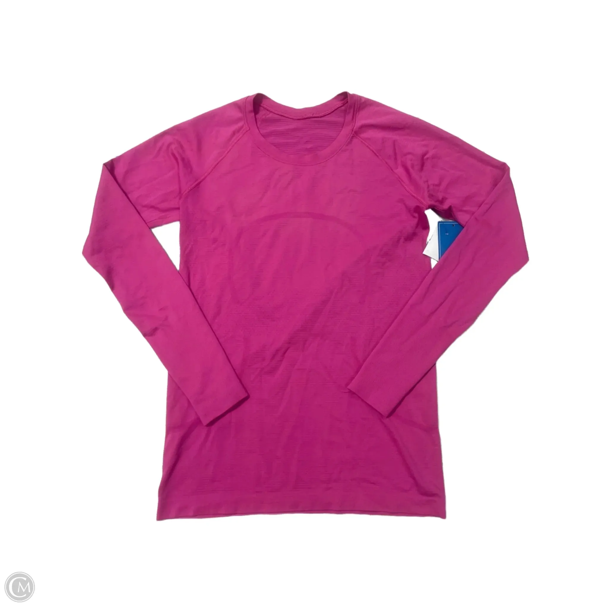 Athletic Top Long Sleeve Crewneck By Lululemon In Pink, Size: M