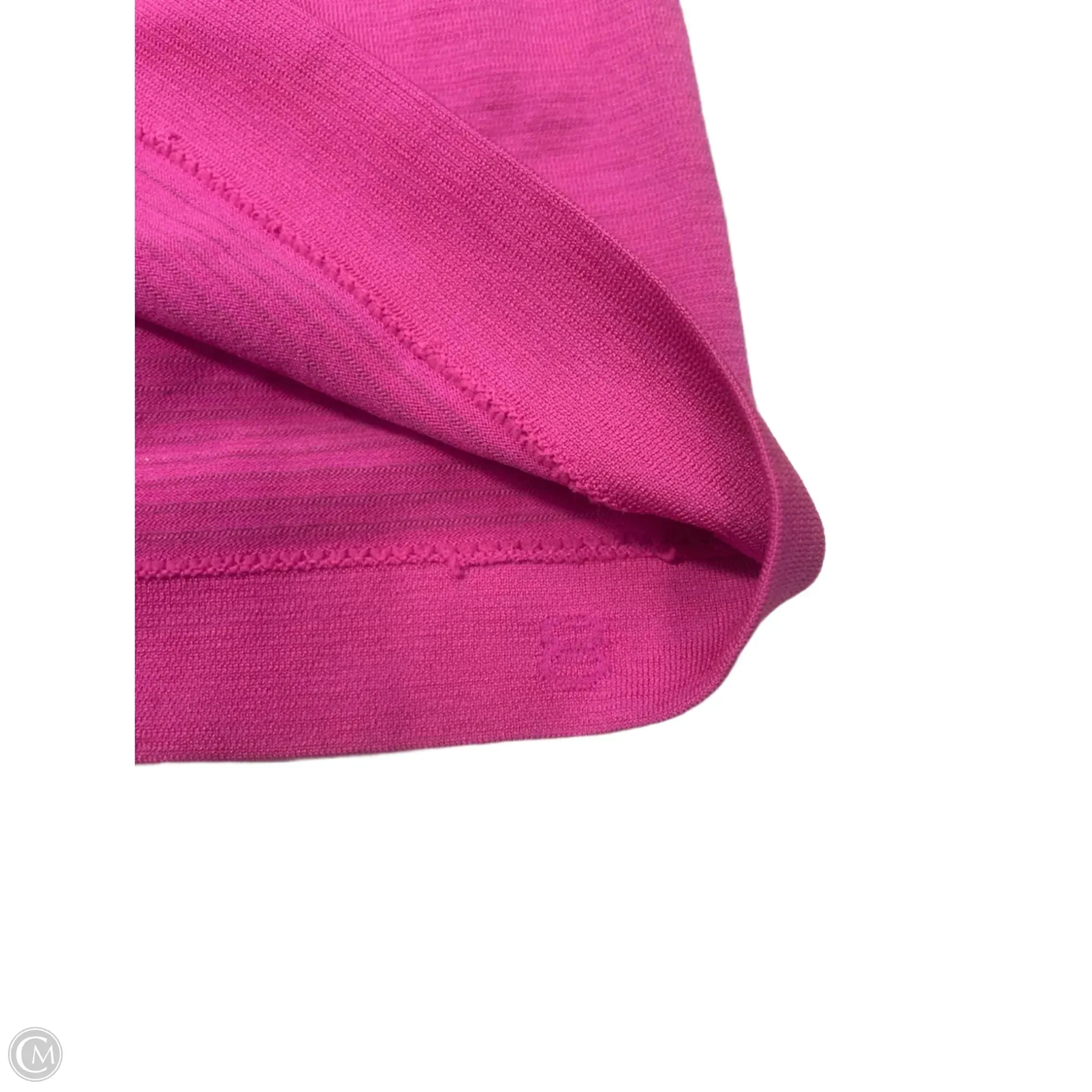 Athletic Top Long Sleeve Crewneck By Lululemon In Pink, Size: M