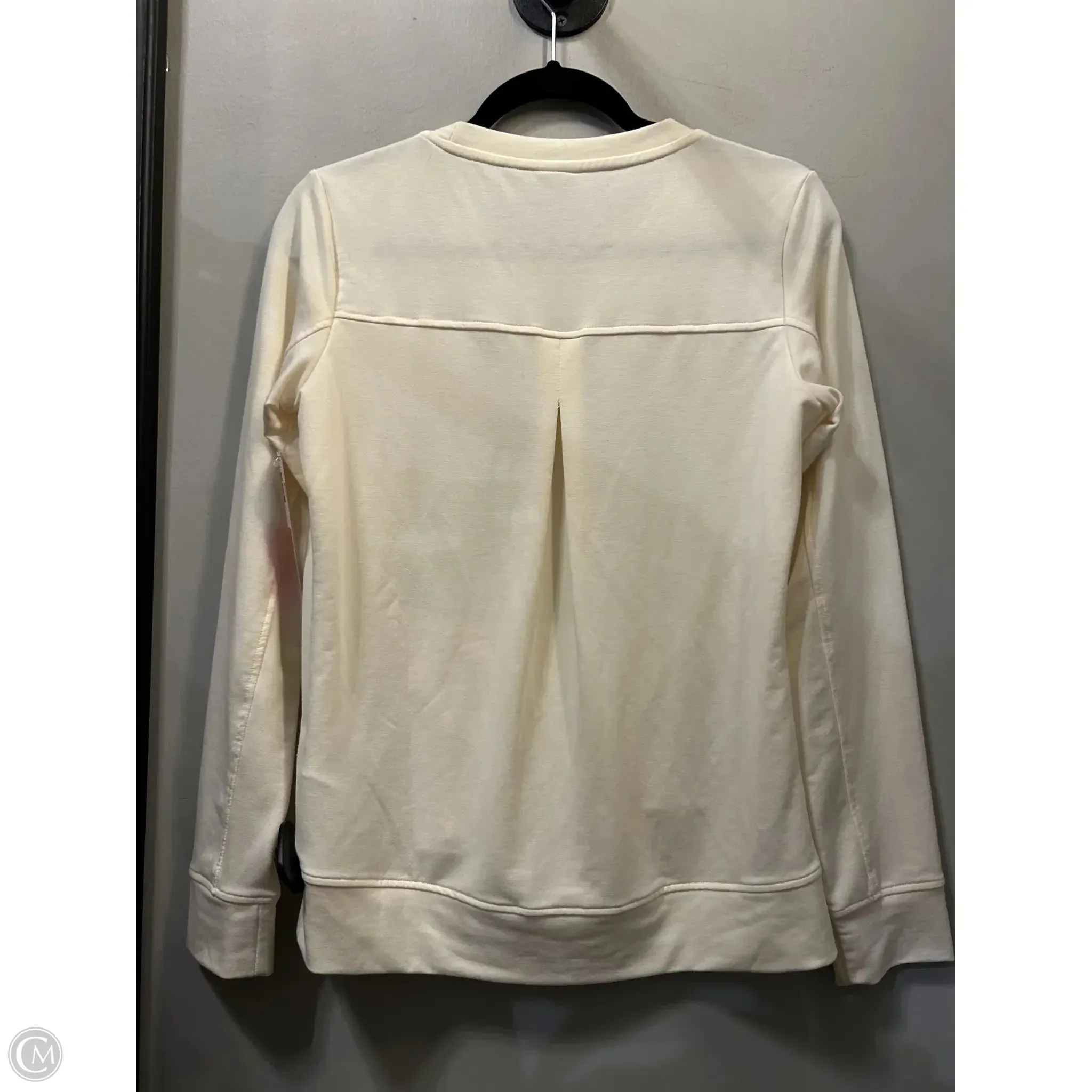 Athletic Top Long Sleeve Crewneck By Marmot In Cream, Size: S