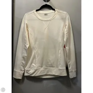 Athletic Top Long Sleeve Crewneck By Marmot In Cream, Size: S