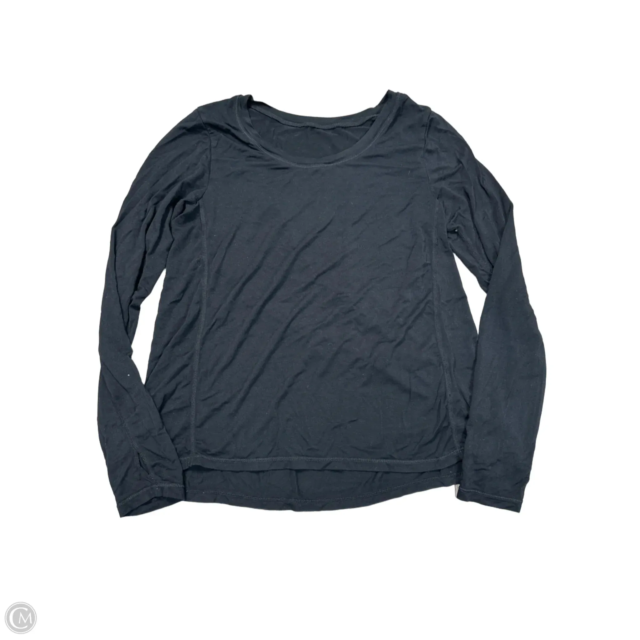 Athletic Top Long Sleeve Crewneck By Zyia In Black, Size: S