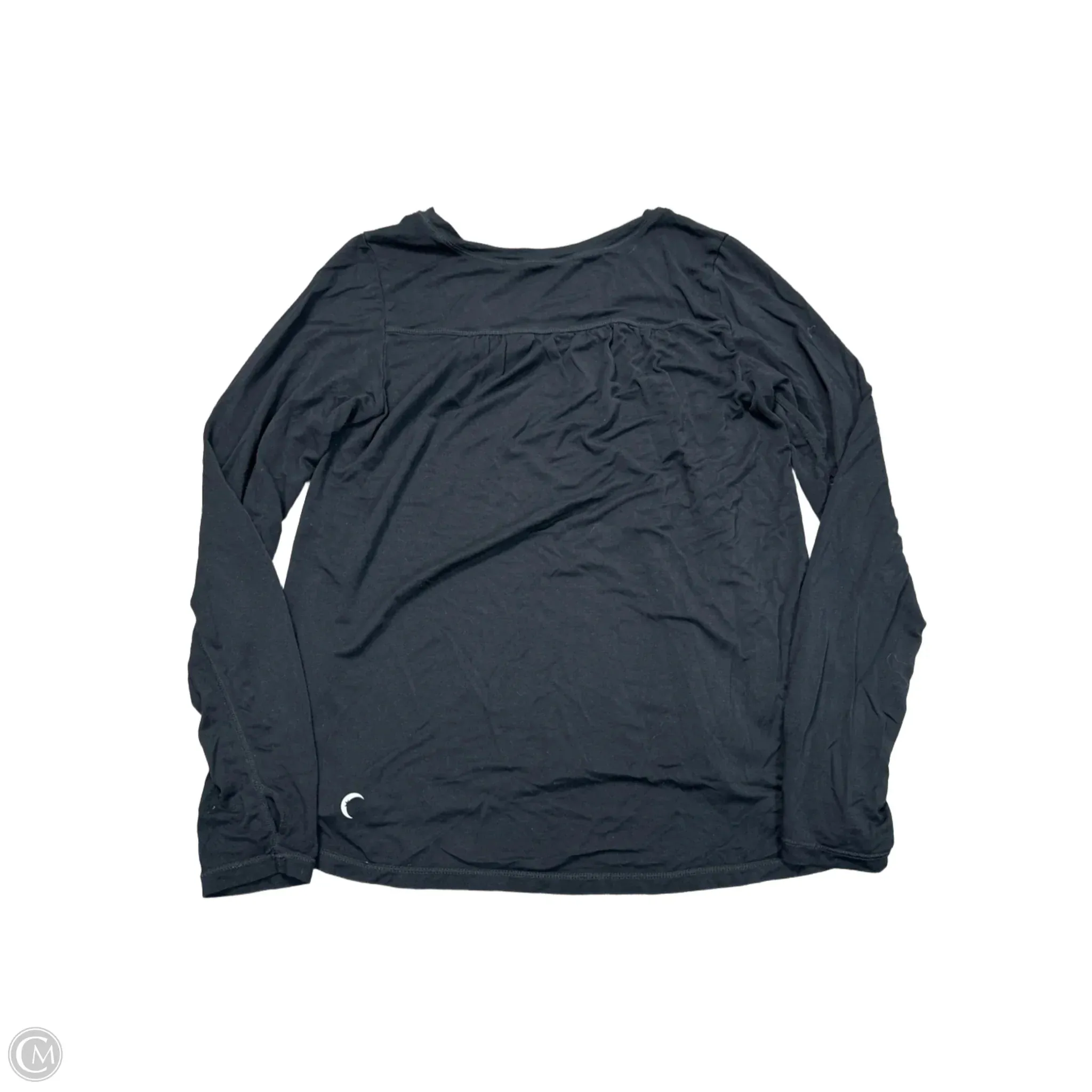 Athletic Top Long Sleeve Crewneck By Zyia In Black, Size: S