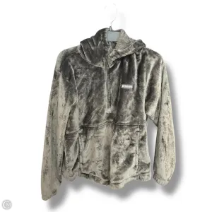 Athletic Top Long Sleeve Hoodie By Columbia In Grey, Size: Xl