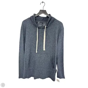 Athletic Top Long Sleeve Hoodie By Zyia In Blue, Size: L