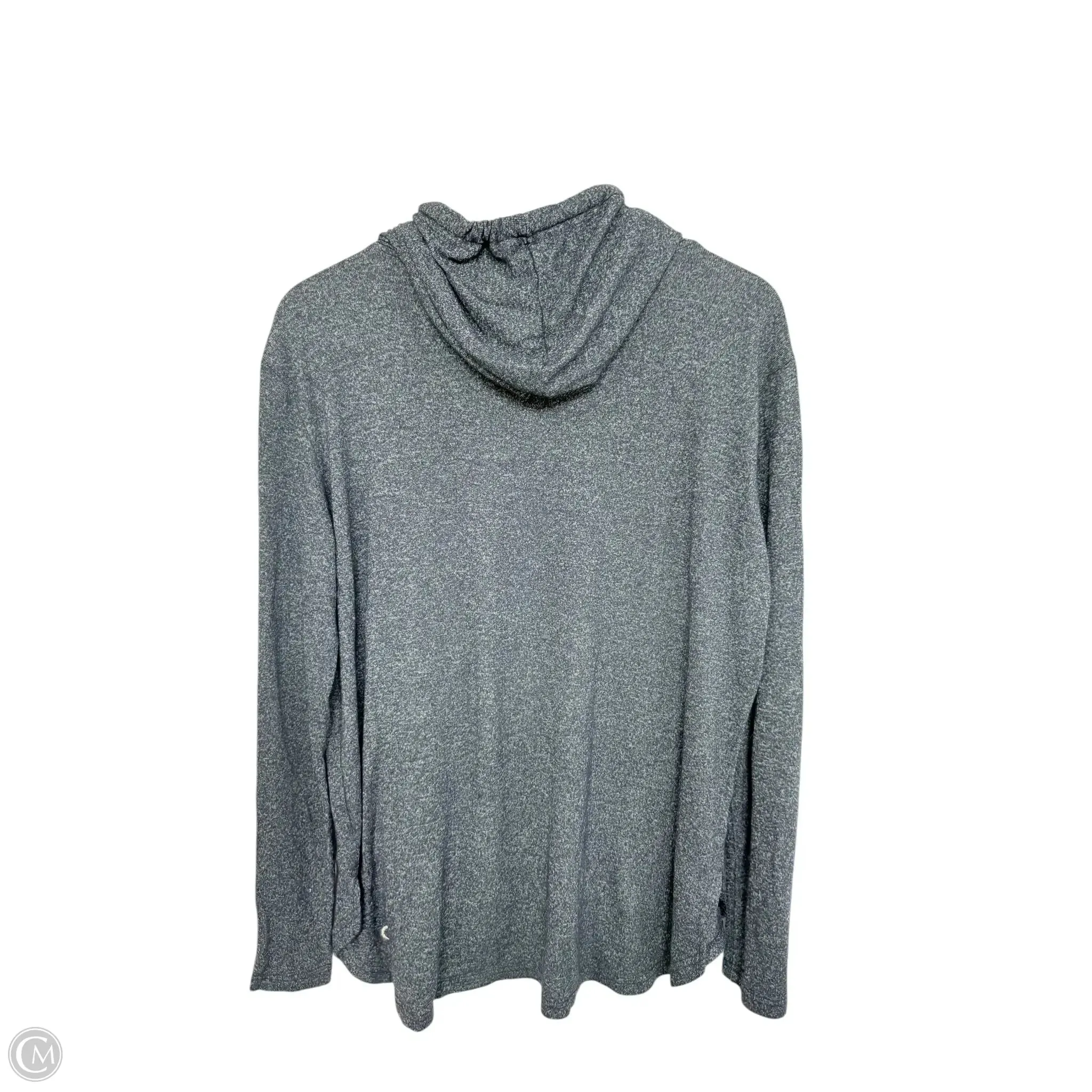 Athletic Top Long Sleeve Hoodie By Zyia In Blue, Size: L