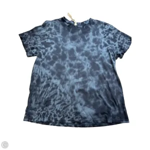 Athletic Top Short Sleeve By Lululemon In Blue, Size: M