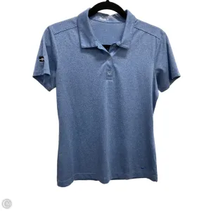 Athletic Top Short Sleeve By Nike In Blue, Size: S