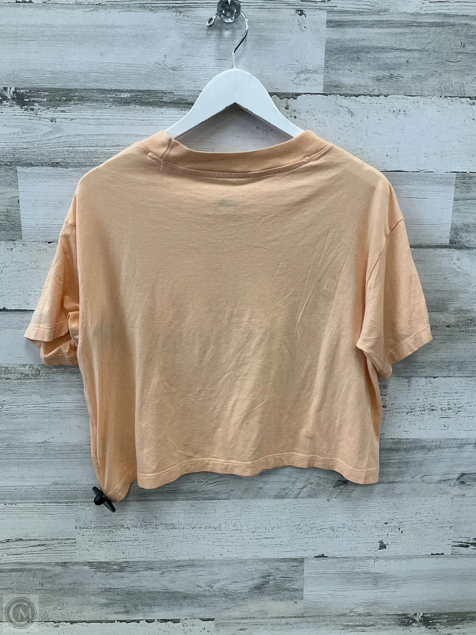 Athletic Top Short Sleeve By The North Face In Orange, Size: L