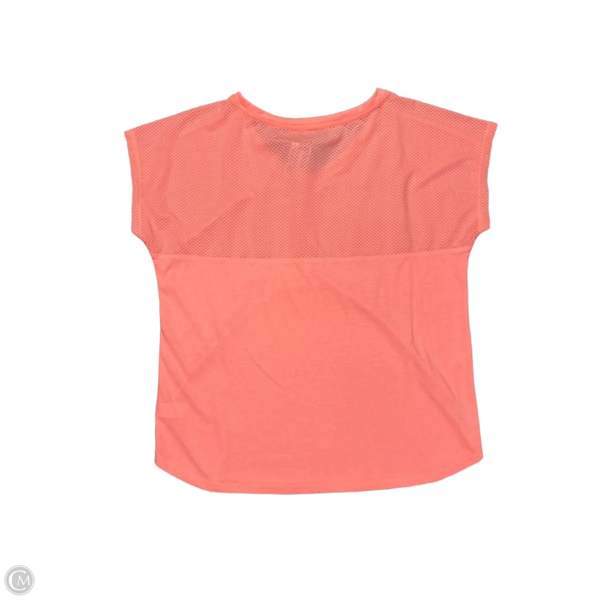 Athletic Top Short Sleeve By Xersion In Orange, Size: L