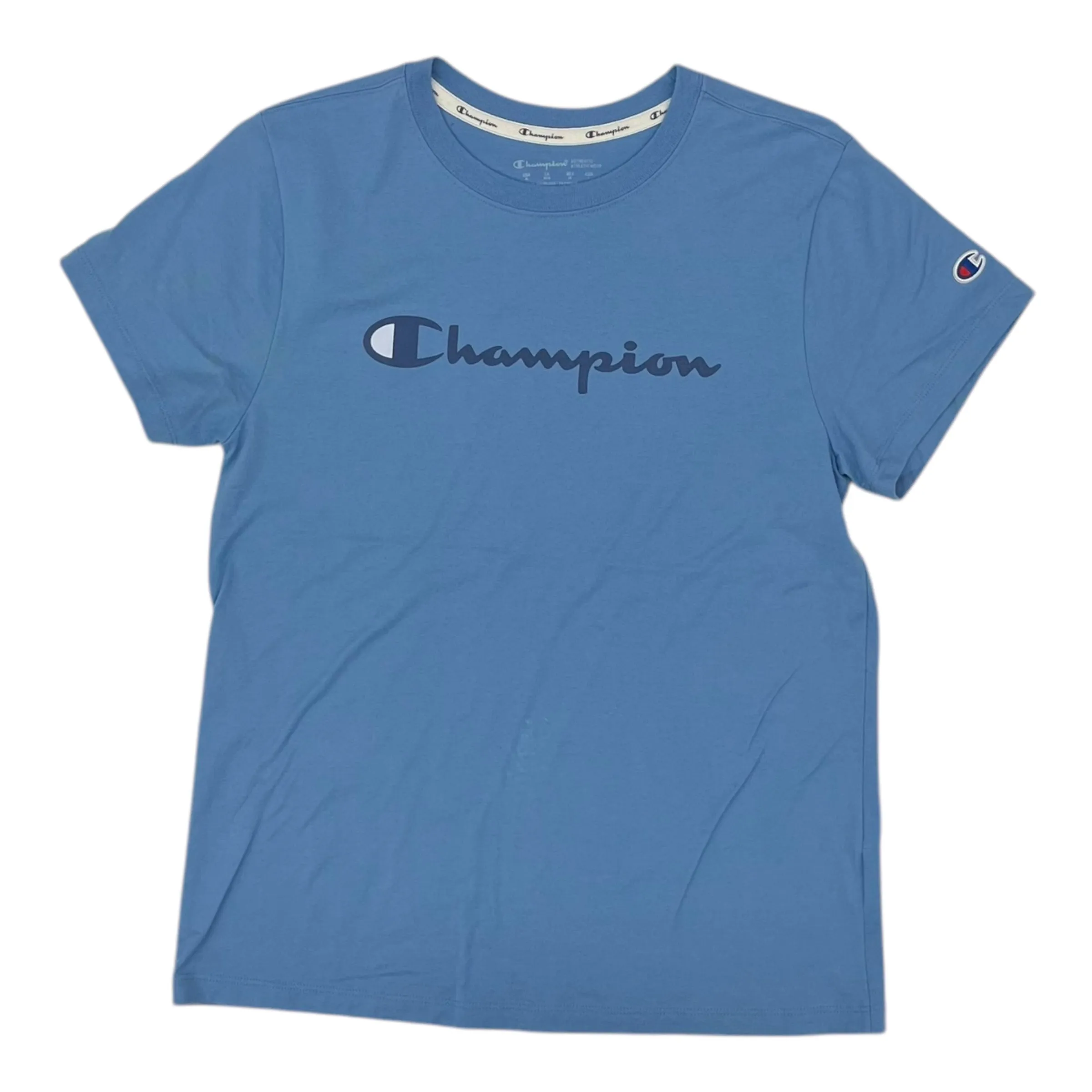 Athletic Top Ss By Champion In Blue, Size:M
