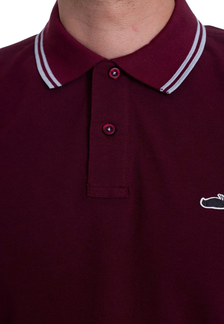 Atticus - Classic Tipped Burgundy/Sky - Polo
