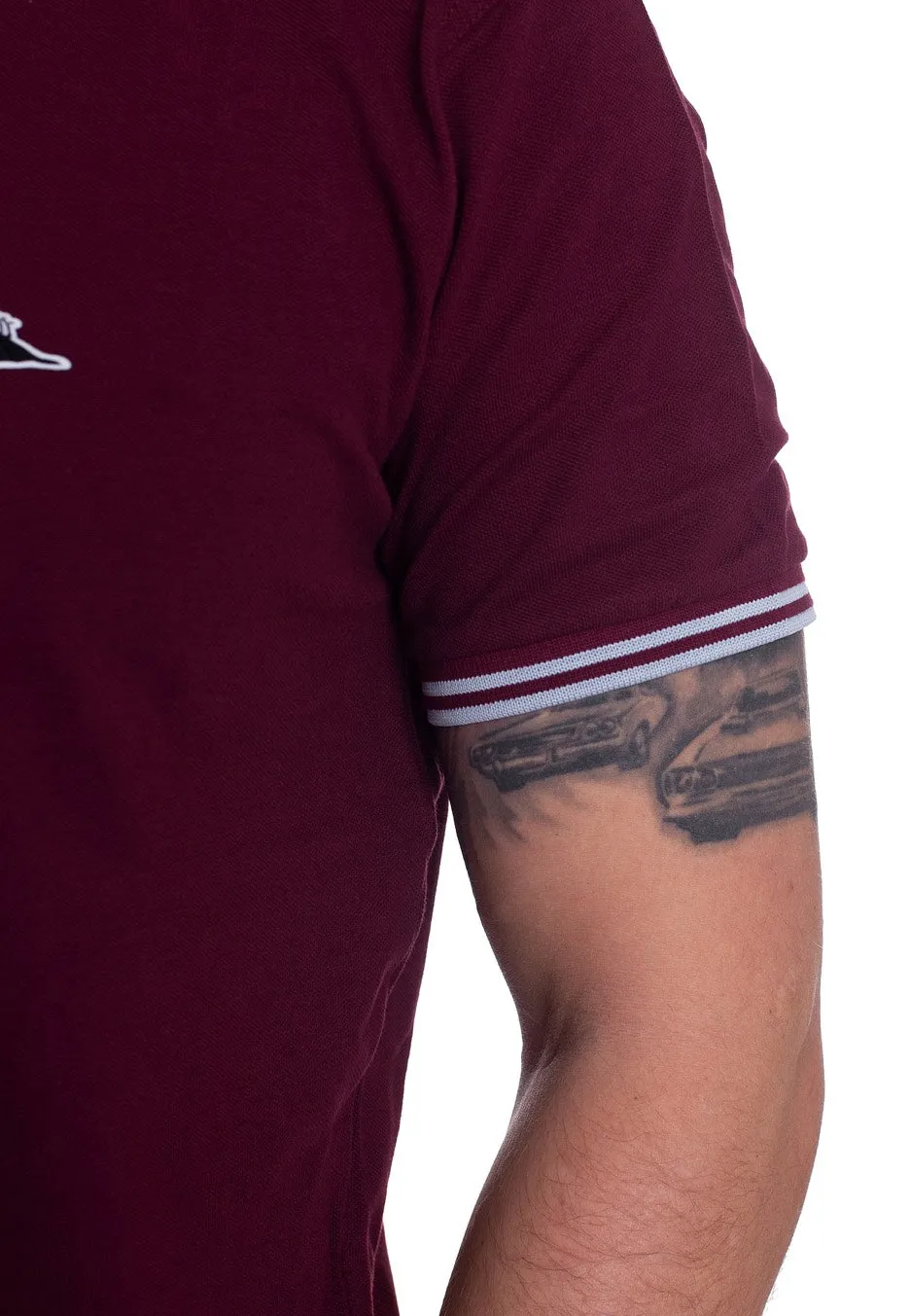 Atticus - Classic Tipped Burgundy/Sky - Polo