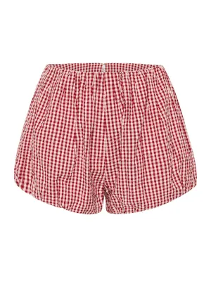 Aurelia Shorts in Red Gingham