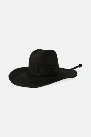 Austin Straw Cowboy Hat - Black Brixton