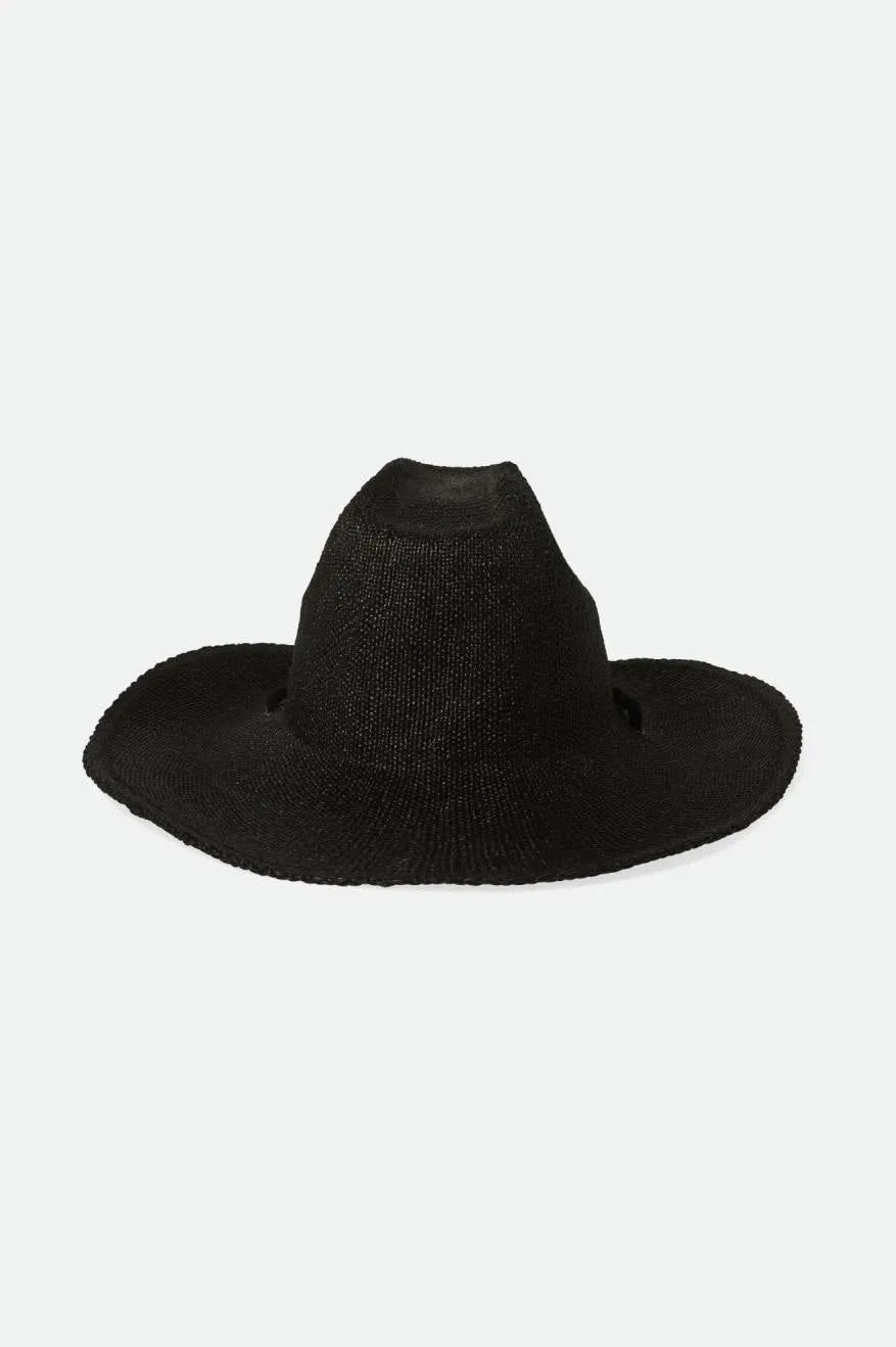 Austin Straw Cowboy Hat - Black Brixton