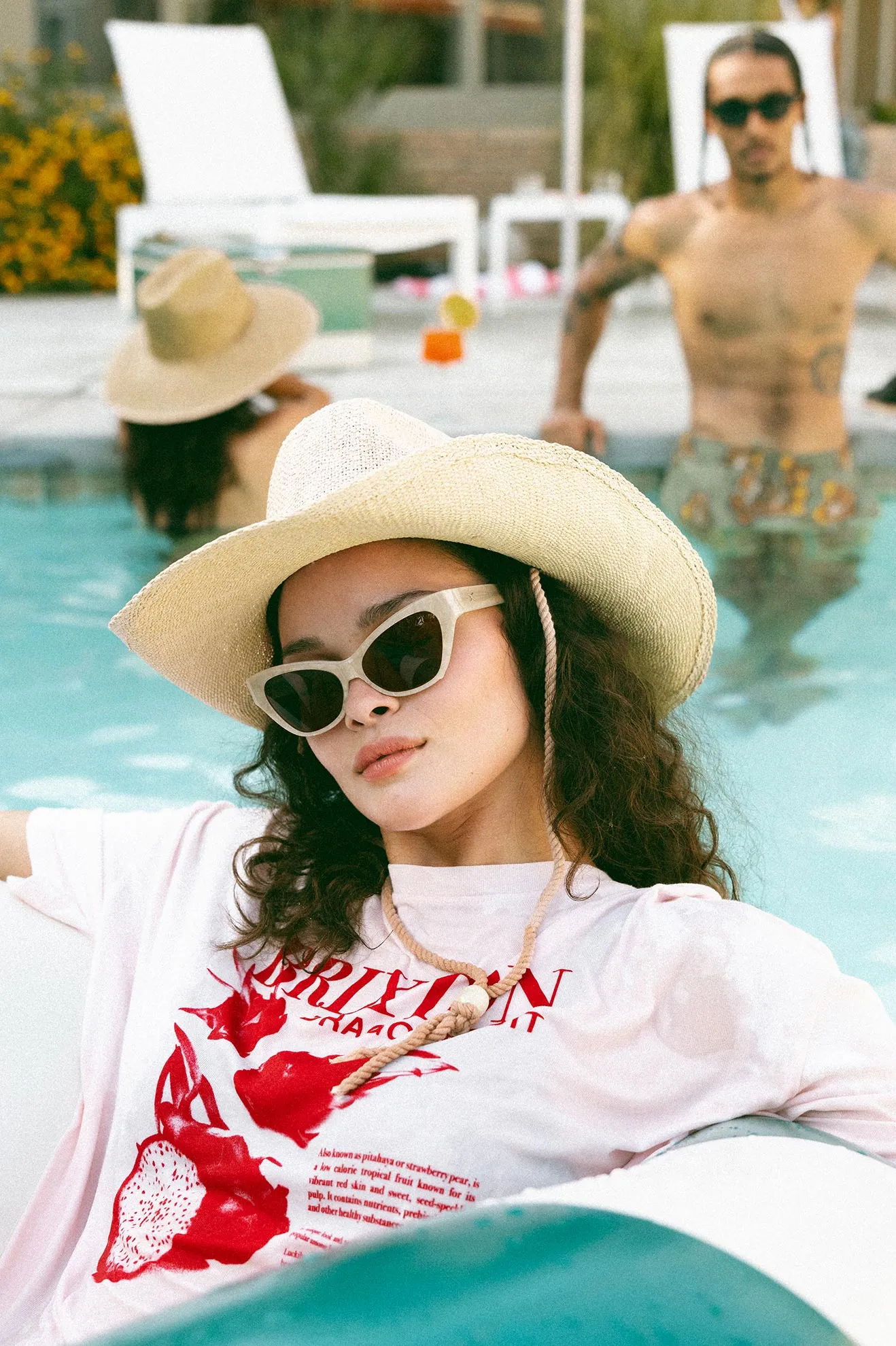 Austin Straw Cowboy Hat - Bone Brixton