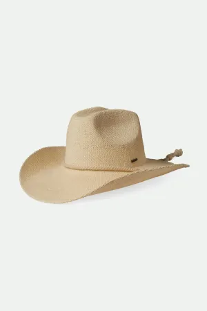 Austin Straw Cowboy Hat - Bone Brixton