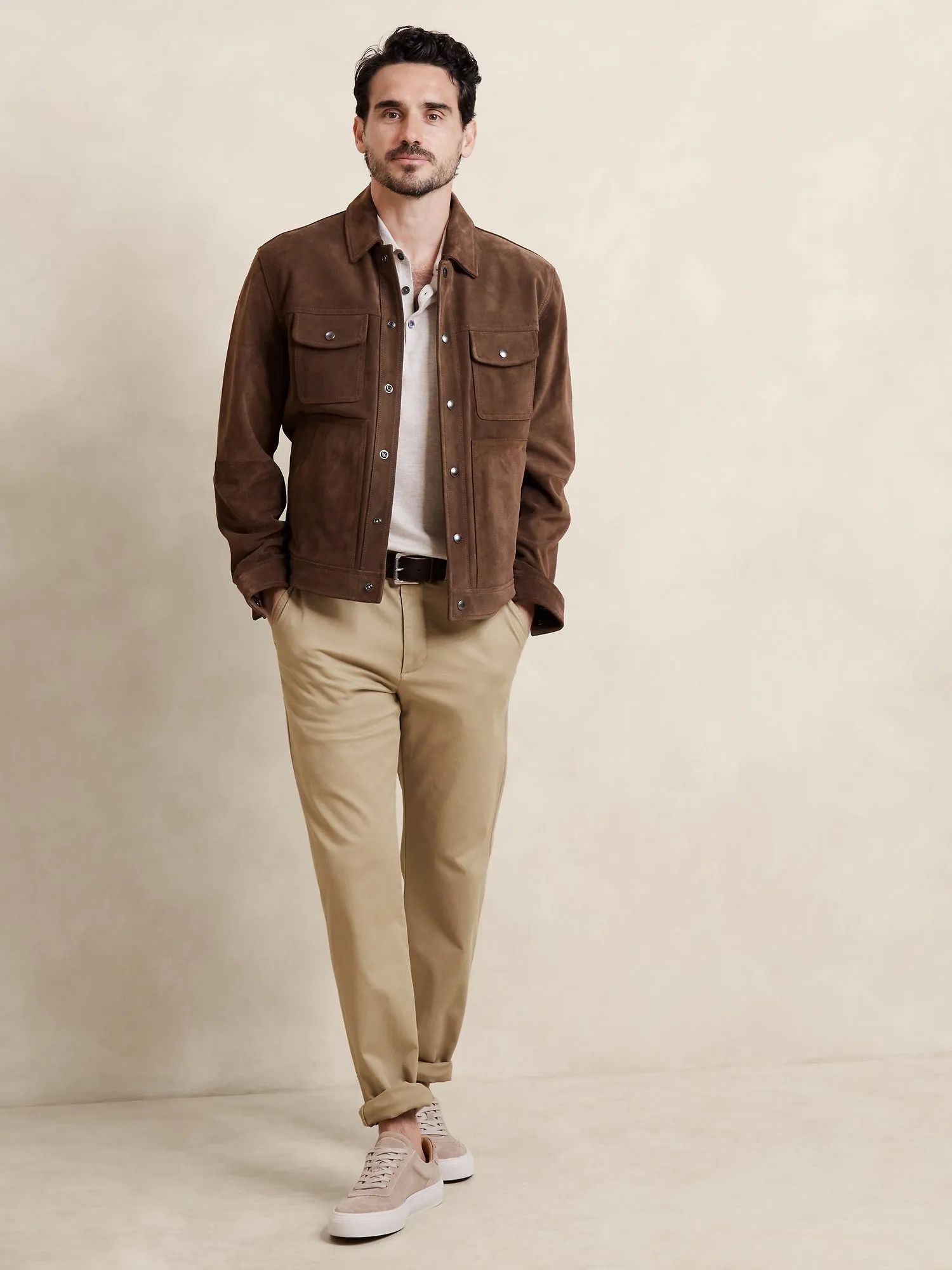 Authentic Slim Stretch Chino Banana Republic